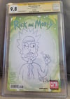 Rick and Morty #40 CGC Signature Series 9.8 - with original Rick Sketch by Justin Roiland