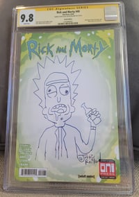 Rick and Morty #40 CGC Signature Series 9.8 - with original Rick Sketch by Justin Roiland