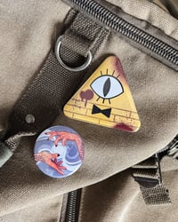 Image 3 of Bill Cypher Gravity Falls button