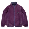 Vintage Patagonia Retro Pile Cardigan - Eggplant & Navy 