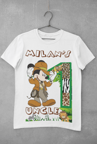 Image 3 of Mickey Mouse Safari - Birthday - Squad Shirts