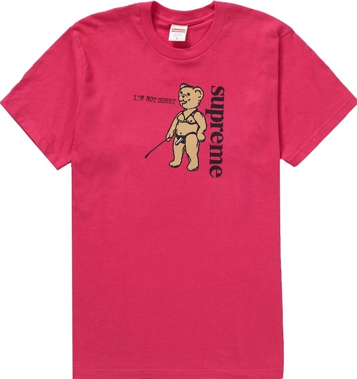 Image of Supreme Not Sorry Tee Sz M