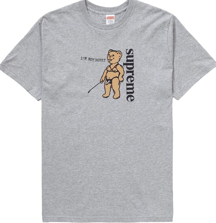 Supreme Not Sorry Tee Sz M