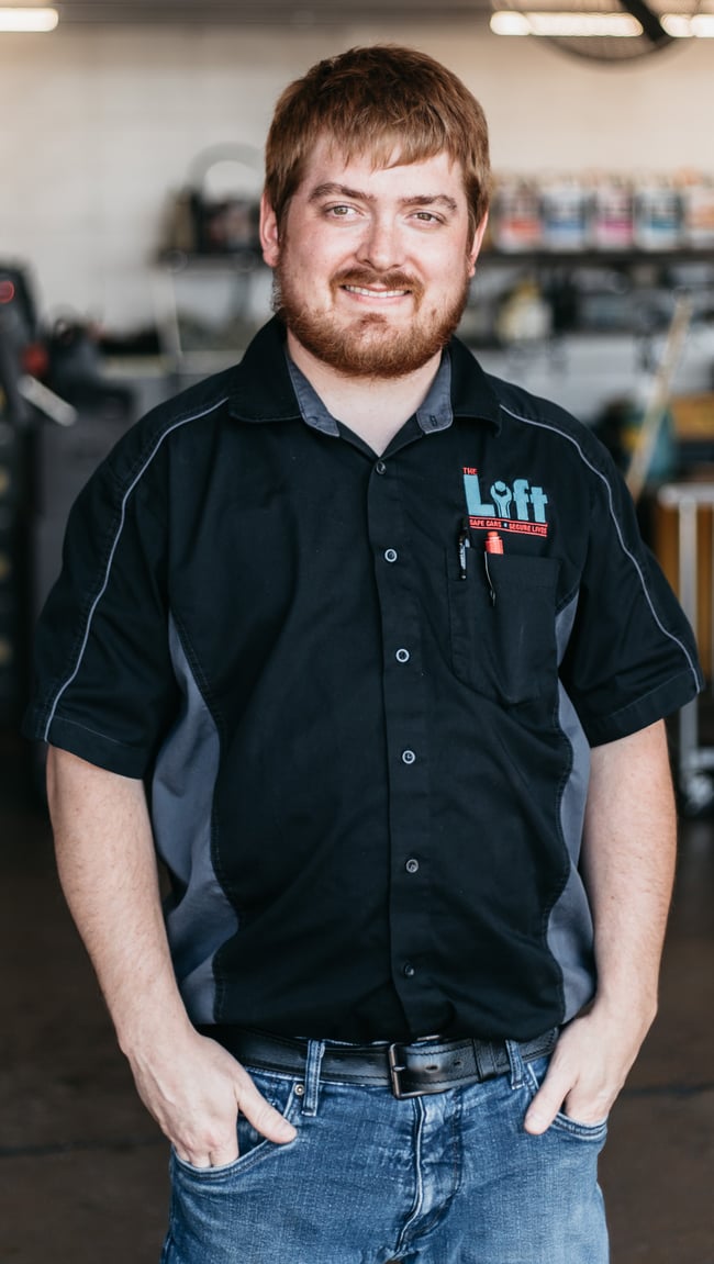 Men's Black Button-Up 