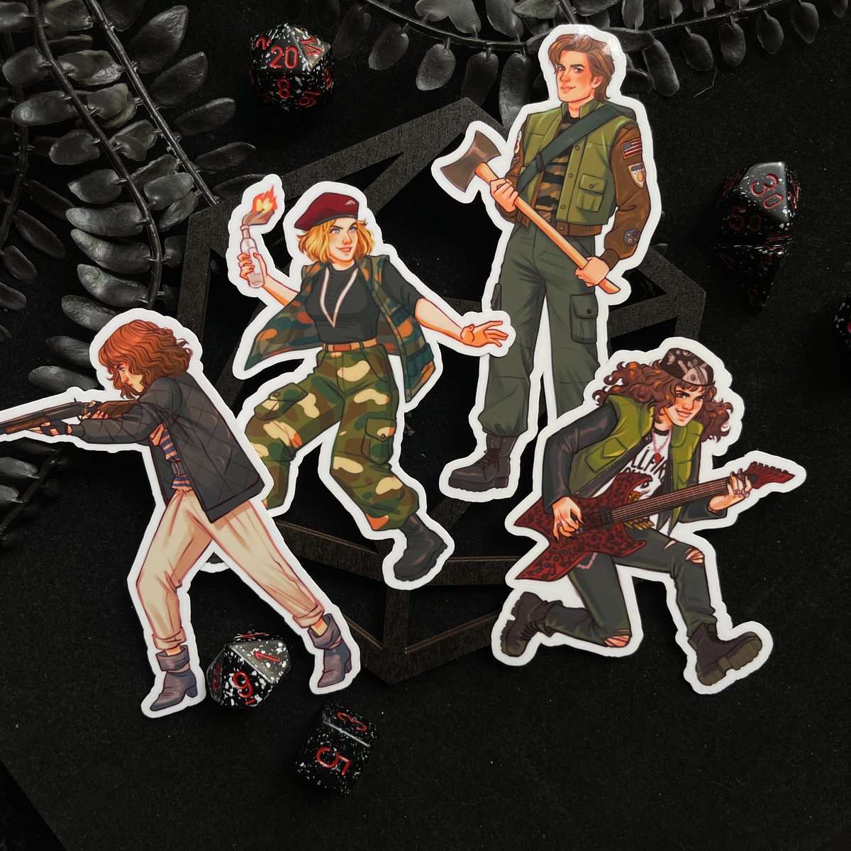 stranger things stickers