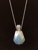 Chalcedony Potion Bottle Necklace 