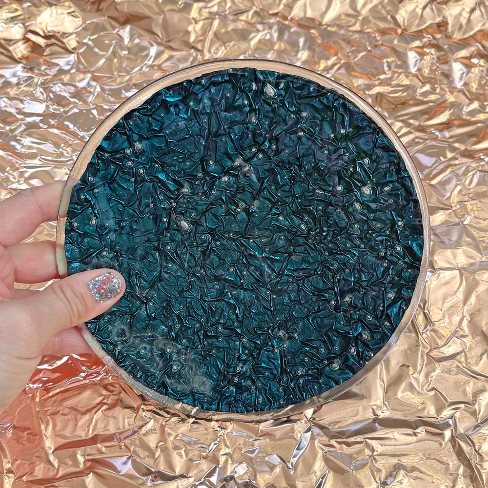 Image of Blue Foil Dish