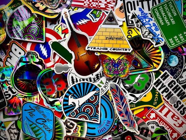 Image of JAMGRASS MIXED STICKER PACKS!