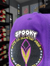 Flooded Iridescent "SPOOKY" Pin