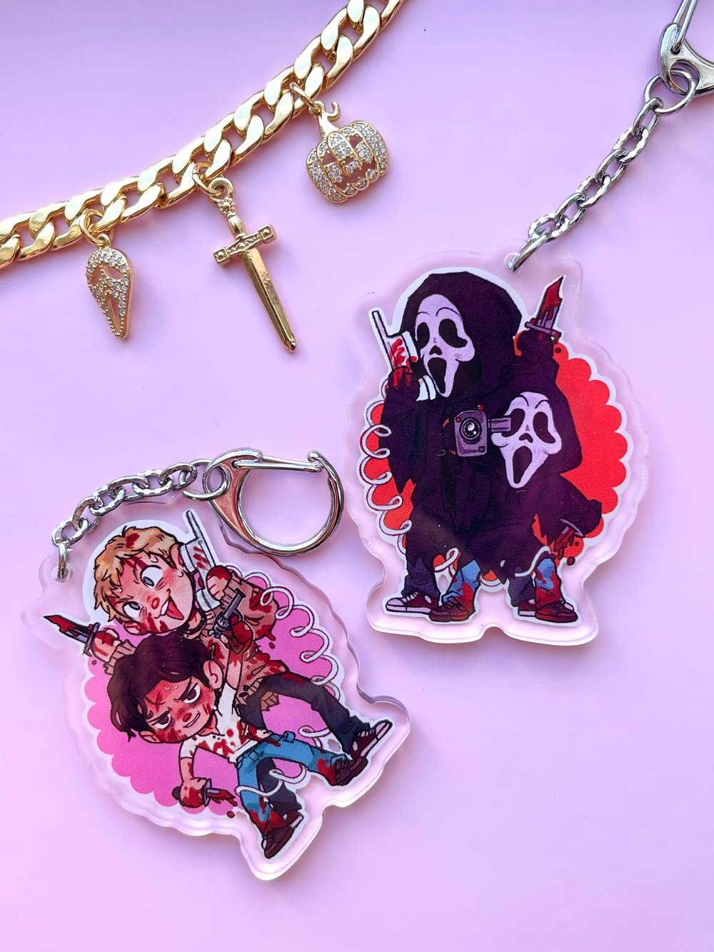 Creative Psychopaths Double-sided 2.5inch Charm
