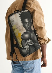 Image 3 of BASQUIAT boxing print bag