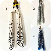 Image 2 of Vintage scarf scrunchies