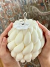 Helena Cable Knit Sculptural Candle 