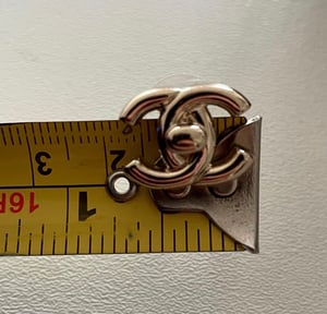 Image of Authentic CC Turnlock Gold Studs