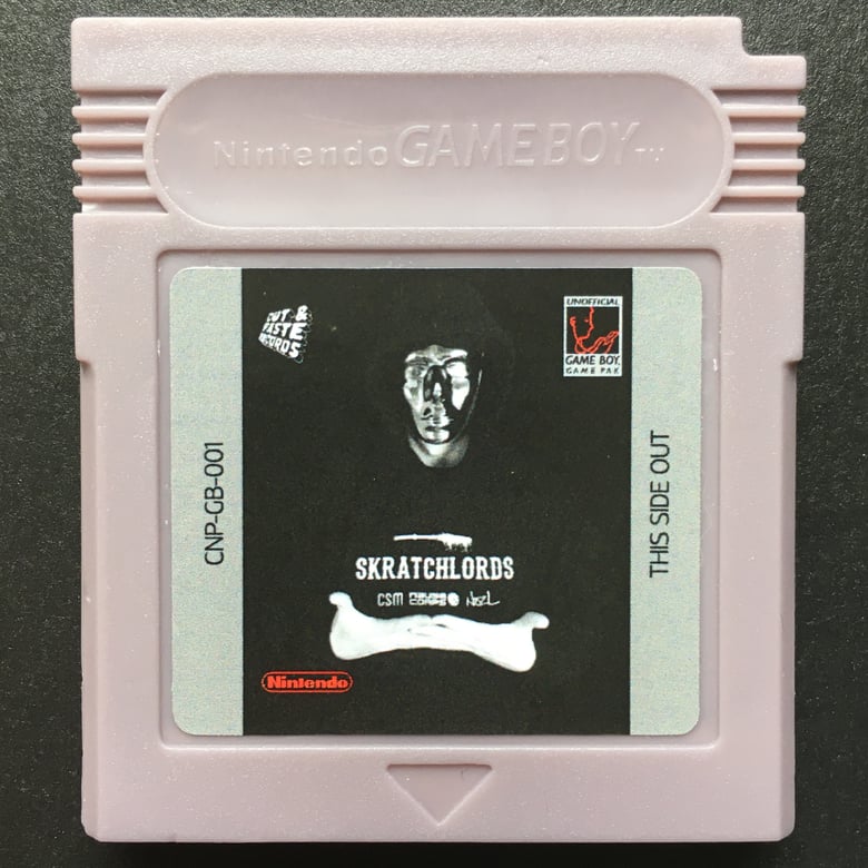 Image of SKRATCHLORDS - The Game (Playable Gameboy Cartridge)