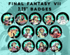 FFVII 58mm Badges