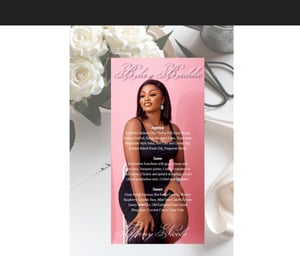 Image of Customized menu card