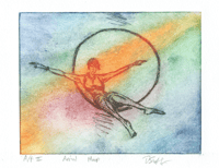 "Aerial Hoop" Art Print