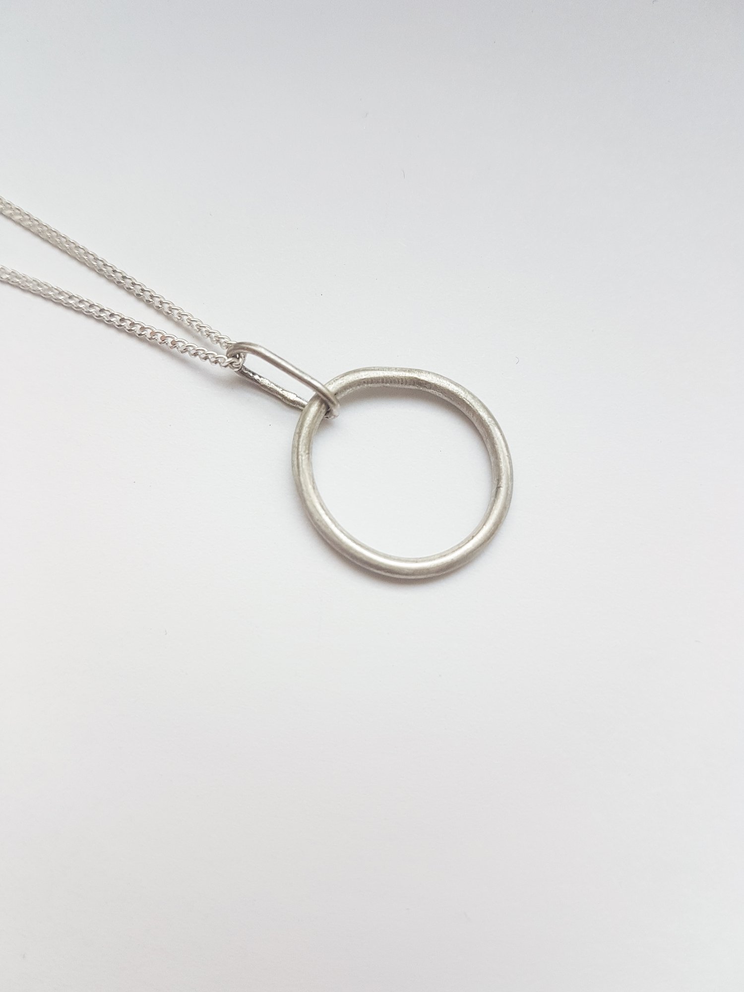 Image of Irregular Circle Necklace