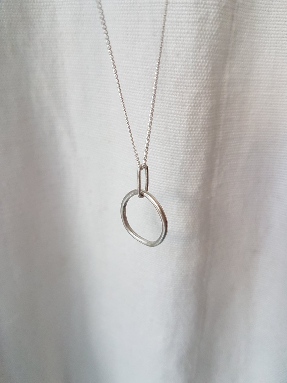 Image of Irregular Circle Necklace