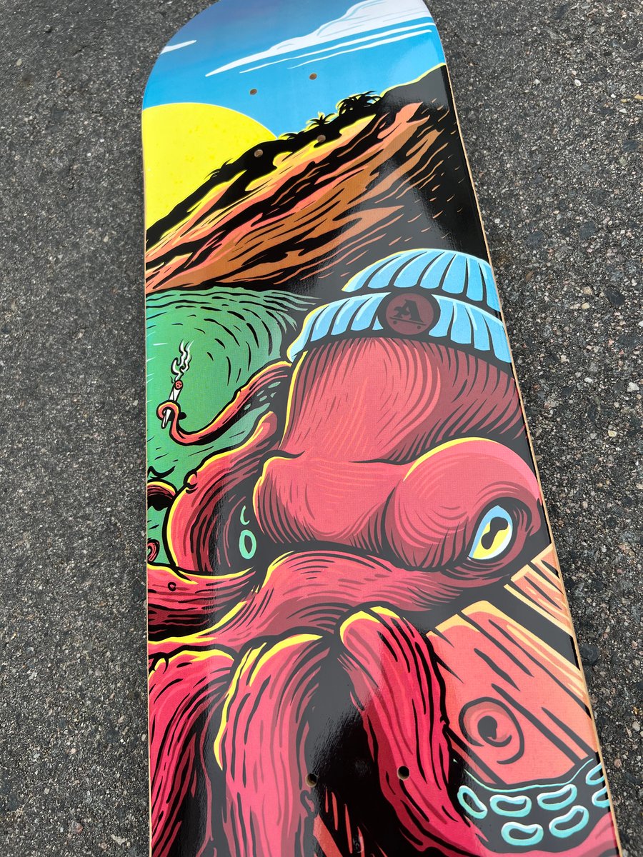 psyco skateboardパーカー OCTOPUS FUKUHARA ALL I NEED SKATEBOARD | All I Need