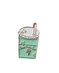 Iced coffee pin