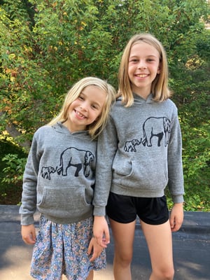 Image of Kids Elephant Hoodie