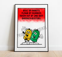 Barrack Busters A3 Print.