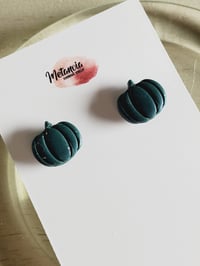 Image 4 of Earrings | Aretes Pumpkin Studs