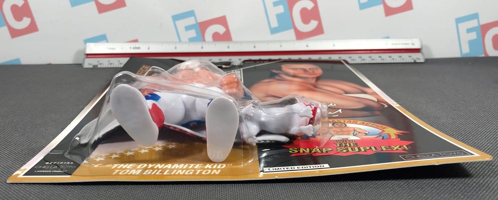 Image of Dynamite Kid **CARDING IS NOT MINT** Chella Toys Wrestling Megastars Figure