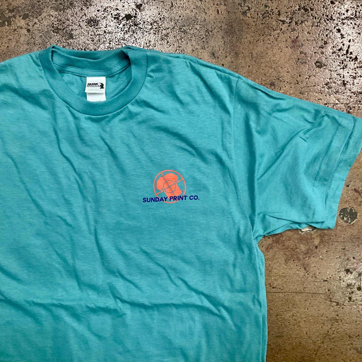 Sunday Print Co. Logo T-Shirt Seafoam | Hermitco