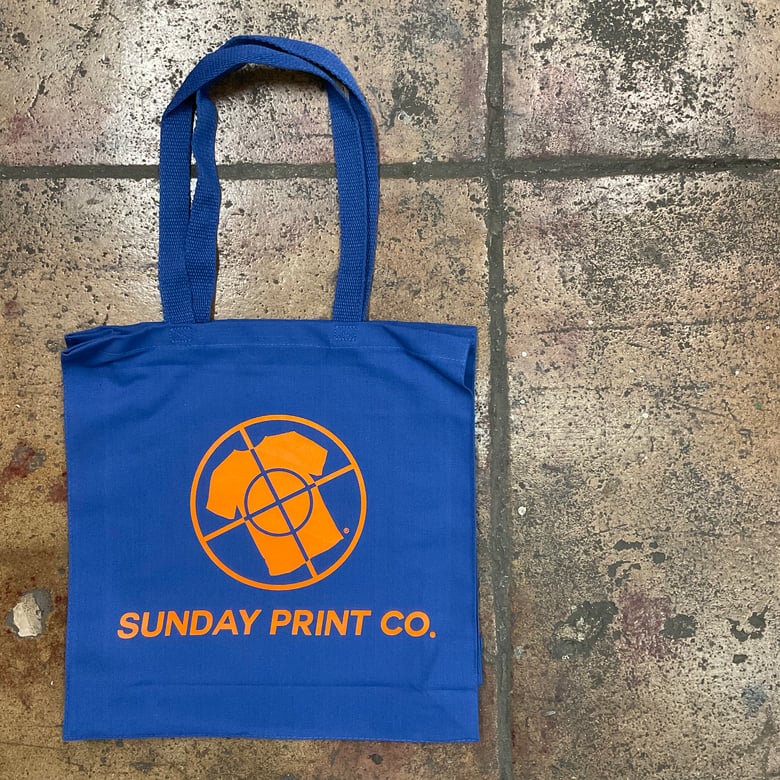 Image of Sunday Print Co. Tote Bag Blue