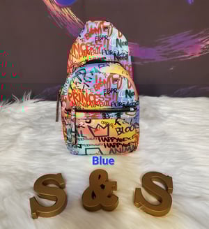 Image of S&S Multi Graffiti Sling Backpack