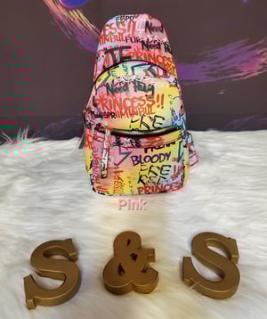 Image of S&S Multi Graffiti Sling Backpack