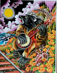 Banjo Bear Poster