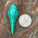 Fancy Bird Skull - Malachite