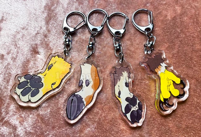 Paw Keychain 