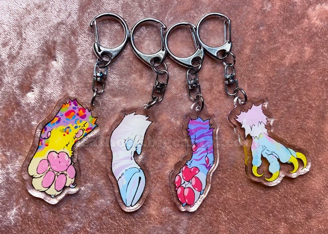 Paw Keychain 