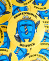 Professional Drawer Vinyl Sticker