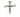  Rhinestone Cross Nail Brooch