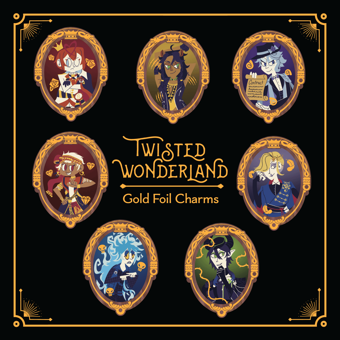 Image of Twisted Wonderland Charms