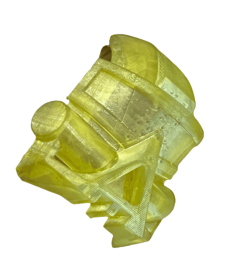 Image of Bionicle Kanohi Kaukau (Resin-printed, Trans-Yellow)