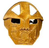 Image 4 of Bionicle Noble Kanohi Komau (FDM Plastic-printed, Copper Mask of Victory)