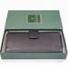 Image of Vtg. Gucci Black Leather Continental Clutch 
