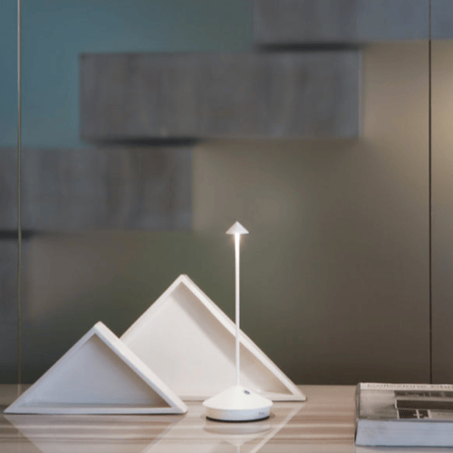 Image of Pina Portable Table Lamp White