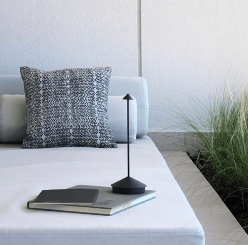 Image of Pina Portable Table Lamp Dark Grey 
