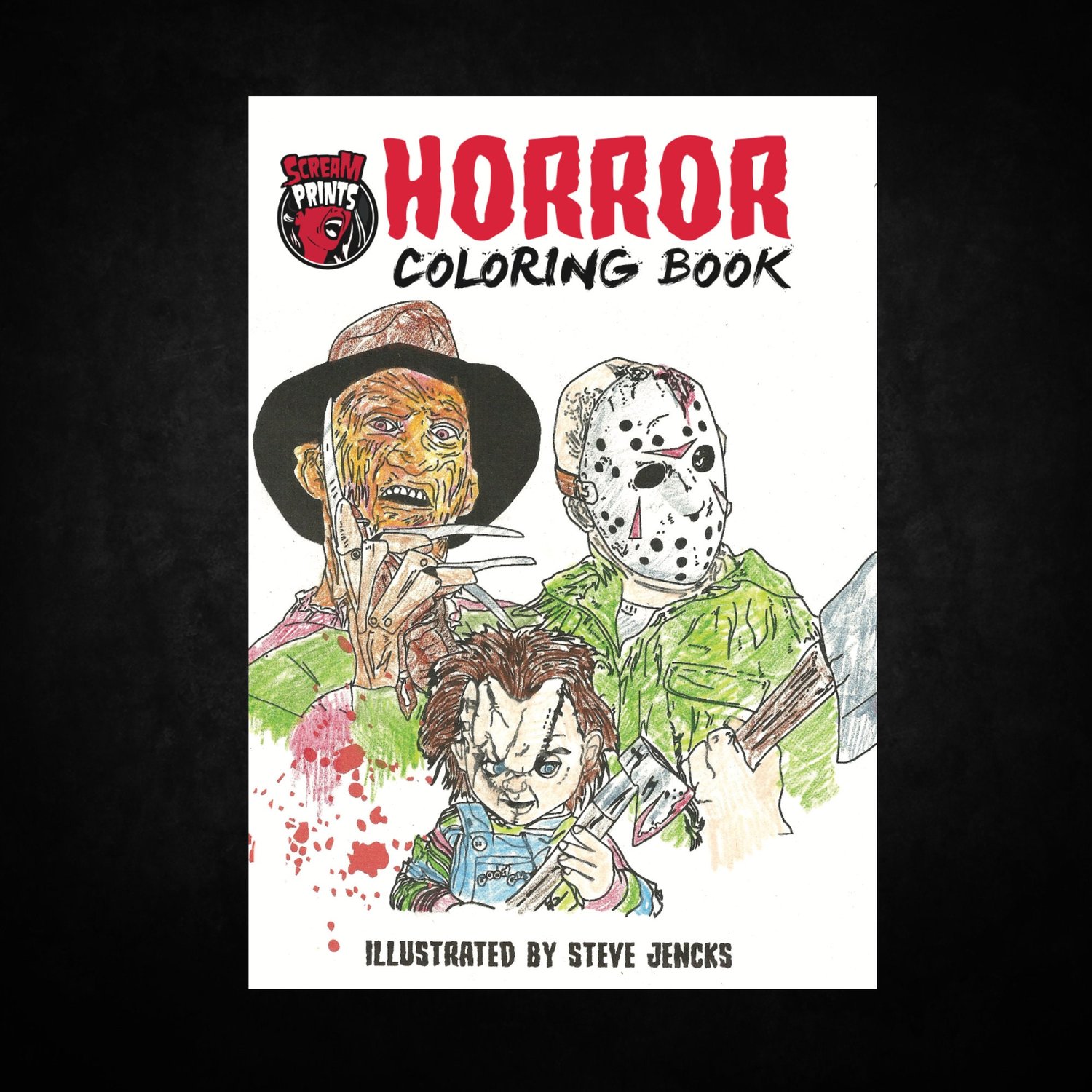 Horror Coloring Book Volume 1