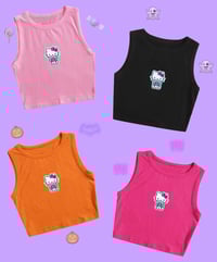 Image 1 of Skeleton Hello Kitty Top