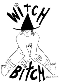 Witch Bitch A4 Print