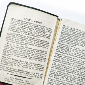 Miniature Book: Collins' Unique Gem Reckoner